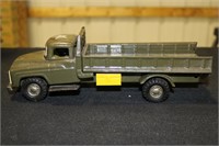 1950's Japan tin friction toy army truck with