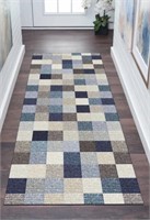 QQRunner 5'3''x7'7'' Checkered Area Rug