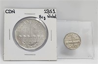 1951 Canada Big Nickel Sudbury