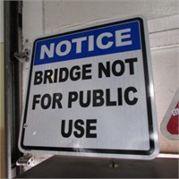 BRIDGE NOTICE SIGN