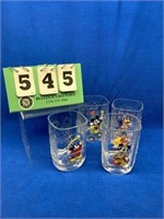 16 - (4 Sets) Walt Disney World 2000 Glass Sets