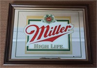 Miller High Life Bar/Man Cave Mirror