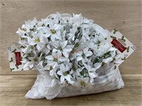 Bag of Poinsettia candle rings