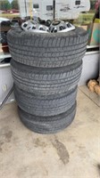 4) tires and wheels