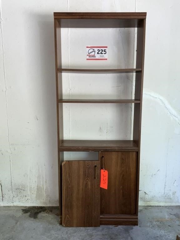 Shelf- one door off at bottom 71 x 28 9 1/2"