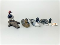 (4) Duck Statuettes