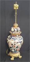 Vintage Asian ginger jar lamp