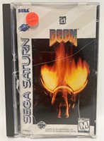 SEGA SATURN “Doom” Rare Game w/ manual.