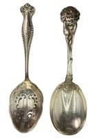 Two Antique Sterling Spoons
