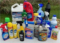 Lot Household Cleaning etc., Supplies