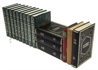 (15) FRENCH GILT EMBOSSED HARDCOVER LIBRARY BOOKS