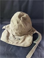 WWII Navy Carrier Deckhand Hat