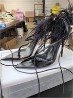 New Saint Laurent feather heels size 8.5