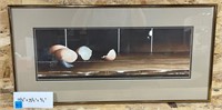 Vintage Print Farm Eggs by Waldron? Framed /Matted