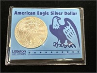 1998 American Silver Eagle in Littleton Packaging