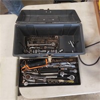 Socket set and tool box
