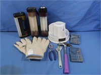 Emergency Lights, Hand Tools, Gloves & more