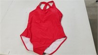 Red One Piece Swinsuit Sz Xl