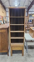 US POST OFFICE ANTIQUE MAIL SORTING CABINET