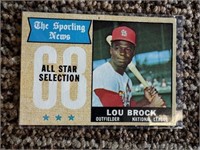 1969 Topps 1968 ALL STAR Lou Brock