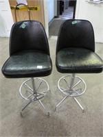 2 Swivel Bar Stools 30" High