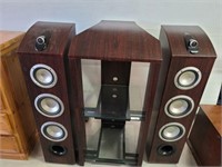 STEREO CABINET WITH TOWER SPEAKER SET