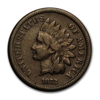 1872 Key Date Indian Head Cent