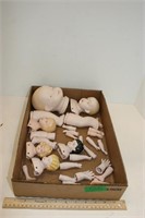 Porcelain Doll Heads & Parts