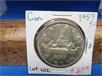 1957 CANADIAN SILVER DOLLAR