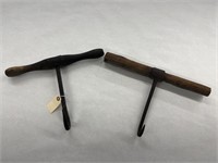 Pair of Hand Forged Bale Forks