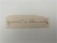 Iowa's 31st Gov. William S. Beardsley  signature