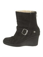 Ugg Black Suede Ankle Boots Size 6