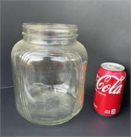 Large Glass Vtg. Canister Jar