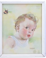 1940's  Lithograph Baby Print by Florence Kroger