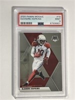 2020 Panini Mosaic #10 DeAndre Hopkins PSA 9 Sport