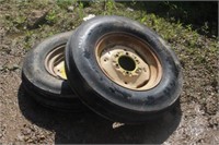(2) Assorted 6.50-16 Tires on Rims