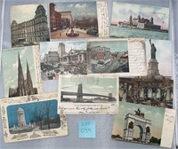 11 New York City Antique/Vintage Postcards