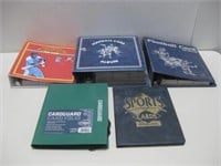 Five Sports Binder W/ Assorted Sports Cards