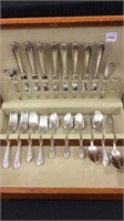 Set of Holmes & Edware Silverplate Flatware in