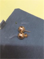 14 K Gold Filled Ball Stud Earrings