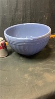 Large blue crock bowl