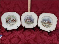 (3) EQUESTRIAN PLATES