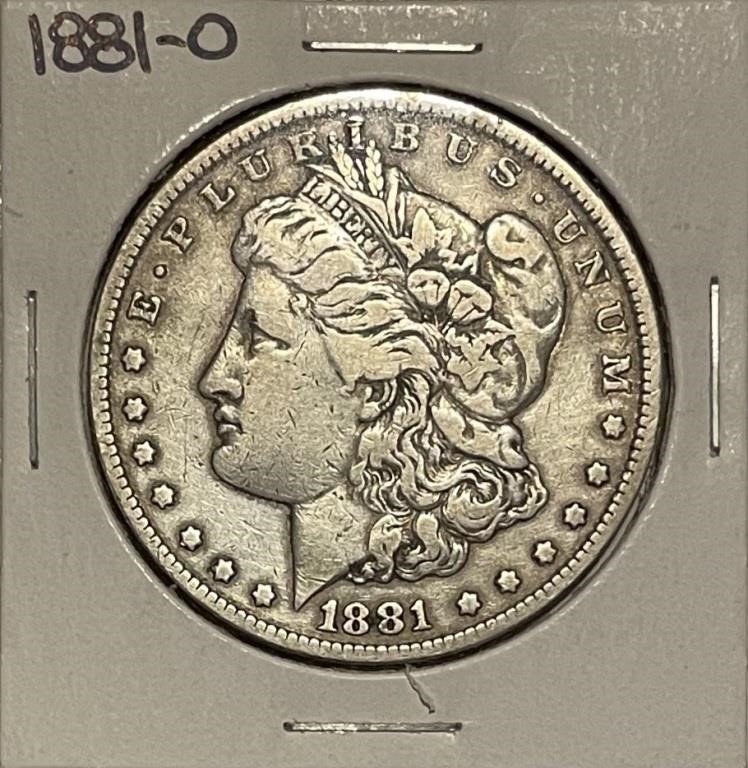 US 1881O Silver Morgan Dollar