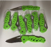 NEW KNIFE LOT GREEN