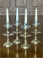 Four Virginia Metalcrafters Mini Candle Stick