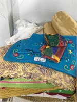 Placemats, curtains, napkins, decorative pillows,