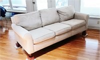 Upholstered Couch with Fold-Out Bed