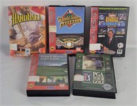 5 Sega Genesis Baseball & Golf Games