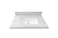 Allen + Roth 31inx22in Sintered Stone Sink $179