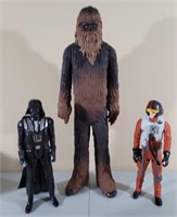 Star Wars action figures. 20ins and 12ins.